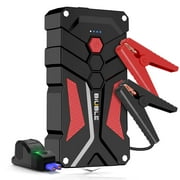 BIUBLE Car Jump Starter, 3000A Peak 12800mAh 12V Auto Emergency Start Power Bank with LED Light(up to 7.0L Petrol or 5.5L Diesel Engine)