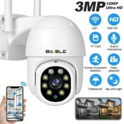 BIUBLE Home Security Camera 3MP 1080 HD Wireless with 2-Way Audio, Motion Detection & Color/IR Night Vision,IP66 Waterproof Indoor/Outdoor Security Camera