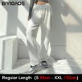 BIVIGAOS 2021 Women's Gray Blue Sweatpants Spring Autumn Sport Loose