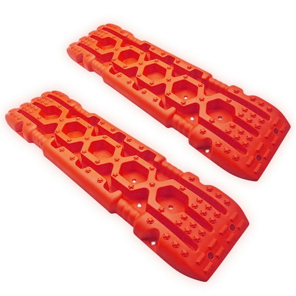BIWEIBO 2Pcs Off-Road Traction Boards, Recovery Boards, Traction Mat Recovery Tracks for Sand Mud Snow Track Tire Ladder