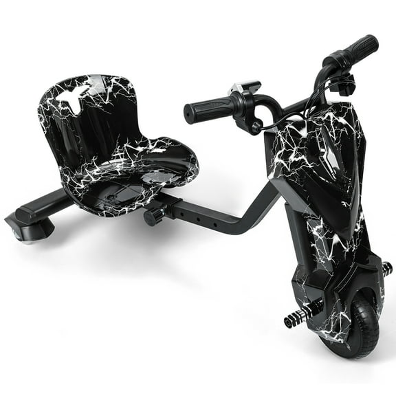 BIWEIBO Big Wheel Drift Trike Kids Ride On Tricycle Adjustable Seat Ages 8+ Drift Sport Mode