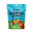 BIXBI Liberty Skin & MMF7 Coat Support Chicken Jerky Dog Treats 5 oz