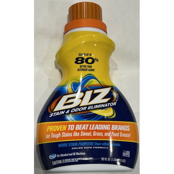 BIZ Stain and Odor Eliminator Liquid 50 fl oz (Pack of 10)