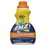 BIZ Stain and Odor Eliminator Liquid for Tough Stains, 50 fl oz
