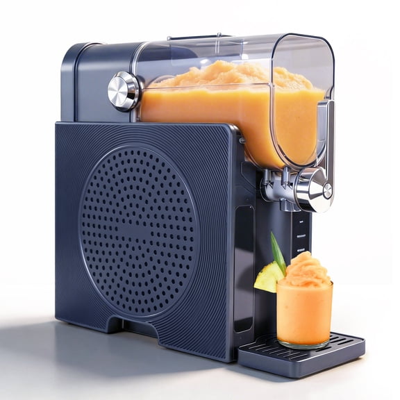 BIZAURA Slushy Machine Maker & Frozen Slushie Maker, Home Slushie Machine with No Ice Need, 6 Presets, Includes Tumbler