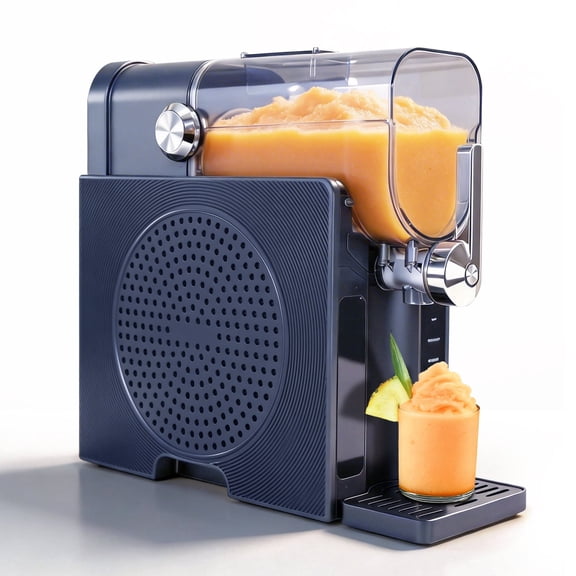 BIZAURA Slushy Machine Maker & Frozen Slushie Maker, Home Slushie Machine with No Ice Need, 6 Presets, Includes Tumbler