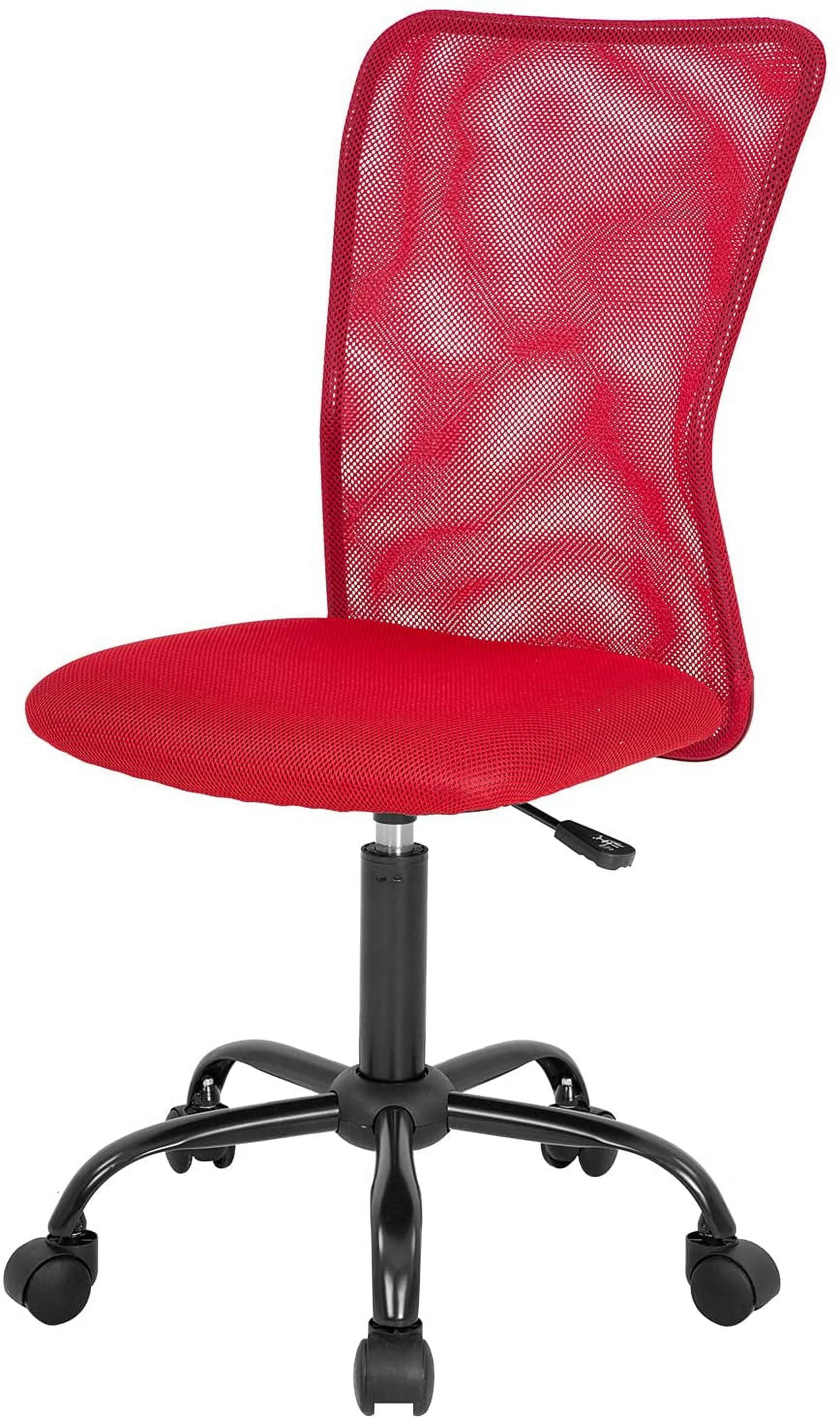 BIZFURN Home Office Chair Mid Back Mesh Desk Chair Armless Computer