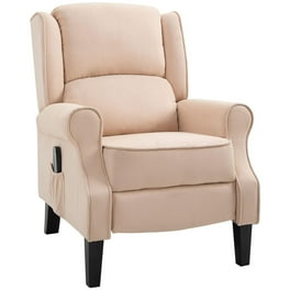 Mainstays Woven Wicker Outdoor Recliner with Beige Cushions Walmart