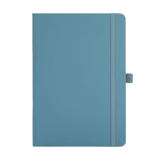 BIZHUA A5 Notebook Navy Blue, Dark Blue Lined Journal for Daily Notes, Soft Cover Notepad for Desk Office