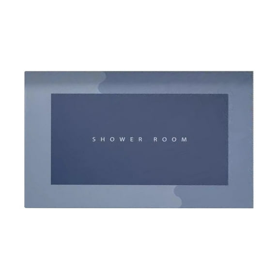 BIZHUA Bath Mat Rubber Bath Mats Quick Drying Non Slip Bathroom Mat Super Absorbent Bath Mat Instant Dry Bathroom Rug in Front of the Kitchen Sink Shower Room Bathtub Square, 1* Floor Mat