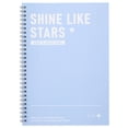 thumbnail image 1 of BIZHUA Dopamine Notebook Light Blue, 20.3x14cm Bright Cover Journal, Lined Paper Notepad for Daily Notes, 1 of 7