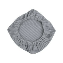 BIZHUA Dressing STool Cover Square Dining Chair Seat Cover Wedding Party Bar Hotel Stretch STool Cover Non-Slip Design High Elastic STool Cover Gray A