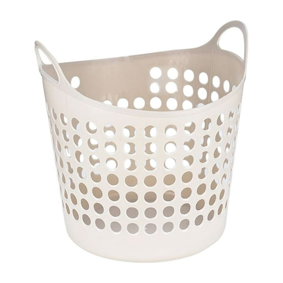BIZHUA Flexible Dirty Laundry Basket Home Toilet Bathroom Breathable Cut Out Clothes and Pants Portable Storage Basket, One Dirty Clothes Basket