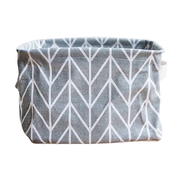 BIZHUA Foldable Colors Storage Bin Closet Toy Box Container Organizer Fabric Basket Gy, 1Pc Storage Basket