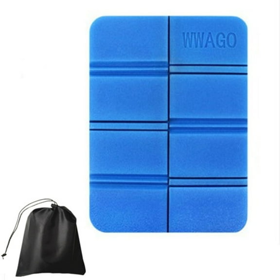 BIZHUA Foldable Cushion Seat Camping Sitting Pad Small Xpe Foam Outdoor Sitting Mats for Picnic Hiking Stadium Travel, Cushion*1Pc+Storage Bag*1Pc