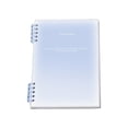 thumbnail image 1 of BIZHUA Gradient Binder Cover Notebook Blue, Color Transition Pu Leather Notebook for Loose Sheets, Refillable A5 Binder for Desk, 1 of 9