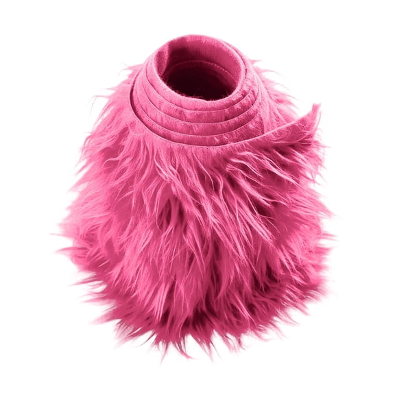 BIZHUA High Density Shaggy Plush Precut Fuzzy Strips Durable Craft Fabric Material Fluffy Decor Accessory For Handmade Gnome Beard Cosplay Dwarf Costume Household Decor DIY Art