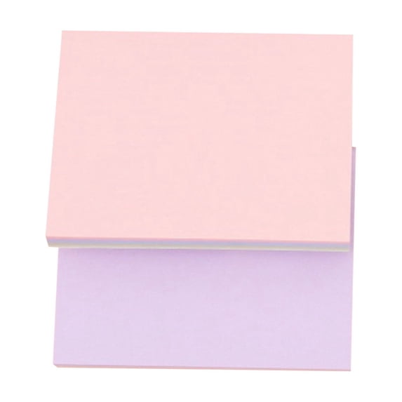 BIZHUA Morandi Sticky Notes Large 5 Color, Big Pastel Memo Pad Set for Lists, Strong Adhesive Notes for Office Home