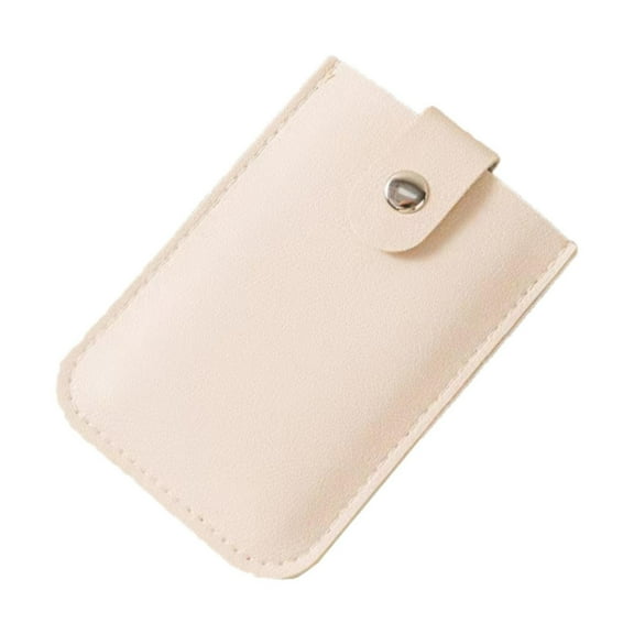 BIZHUA Multi-Functional Id Card Casepull Out Card Organizer Snap Closure Leather Organizer Pouch Pull Out Credit Card Organizer Personalized Stackable Business Card Holde