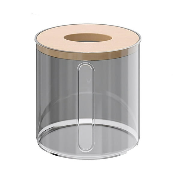 BIZHUA Paper Towel Box Paper Box Home Living Room Wind Round Roll Paper Tube Restaurant Creative Desktop Simple Storage Box, Tissue Storage Box *2 Pieces