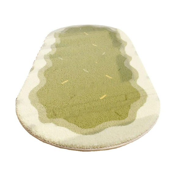 BIZHUA Soft Bedroom Rugs Rugs for Bedroom Shaggys Rugs for Bedroom Oval Rugs Room Small Carpet Living Room Runner Rug Non Slip Modern Home Decor1 Piece of Carpet