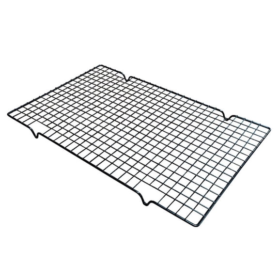BIZHUA Stainless Steel Cake Cooling Rack Large Black, Heavy Duty Baking Wire for Pastries Cookies and Bread, Stackable Grid for Roasting