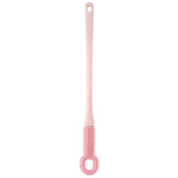 BIZHUA Toe Cleaning Brush Foot Scrubber Long Handle Toe Brush No Bending To the Dead Skin of the Feet Suitable for the Elderly Pregnant Women( Roundhead), 1 Lazy Foot Scrubber