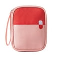 thumbnail image 1 of BIZHUA Travel Mini Pouch Portable Mini Kit Storage Bag Empty Pouch for Outdoor Camping Hiking Travel Emergency Small Pouch, 1X Travel Mini First Aid Kit, 1 of 7