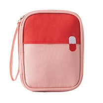 BIZHUA Travel Mini Pouch Portable Mini Kit Storage Bag Empty Pouch for Outdoor Camping Hiking Travel Emergency Small Pouch, 1X Travel Mini First Aid Kit