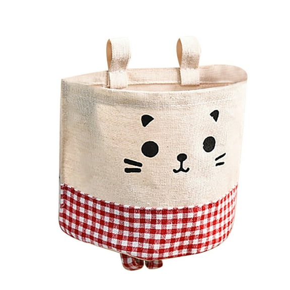 BIZHUA Wall Mounted Bags Nursery Storage Bag Over the Door Storage Pockets Fabric Wall, 1X Storage Bag