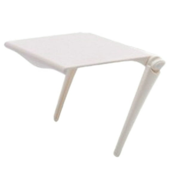 BIZHUA White Creative Multi-Functional Storage Rack, Computer Lcd Monitor Storage Rack, Screen Storage Standcomputer Monitor Riser Desktop Stand Abs Tv Rack Display Shelf Storage Desk