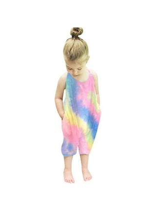 Baby girl tie dye romper sale