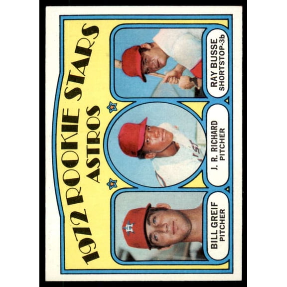 BIll Greif/Ray Busse/J.R. Richard Rookie Card 1972 Topps #101