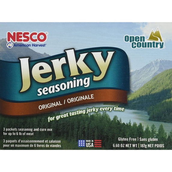 NESCO Jerky Spice Works Original Beef Jerky Spice - Gluten Free - 3 Pack