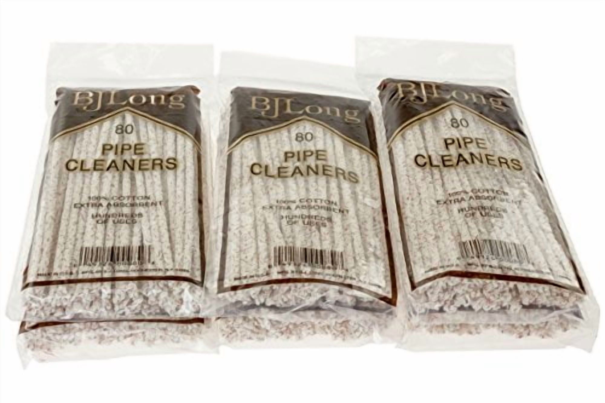 BJ Long Pipe Cleaners 80 Count - 6 Pack TP-1427