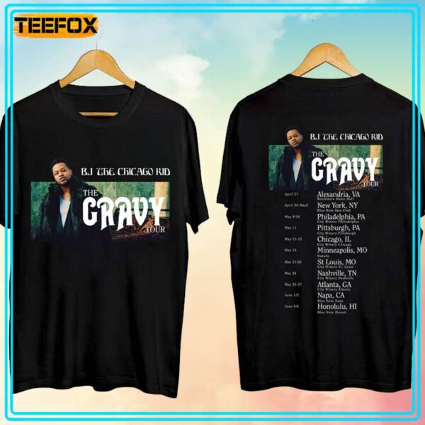 BJ The Chicago The Gravy Tour 2024 Unisex TShirt