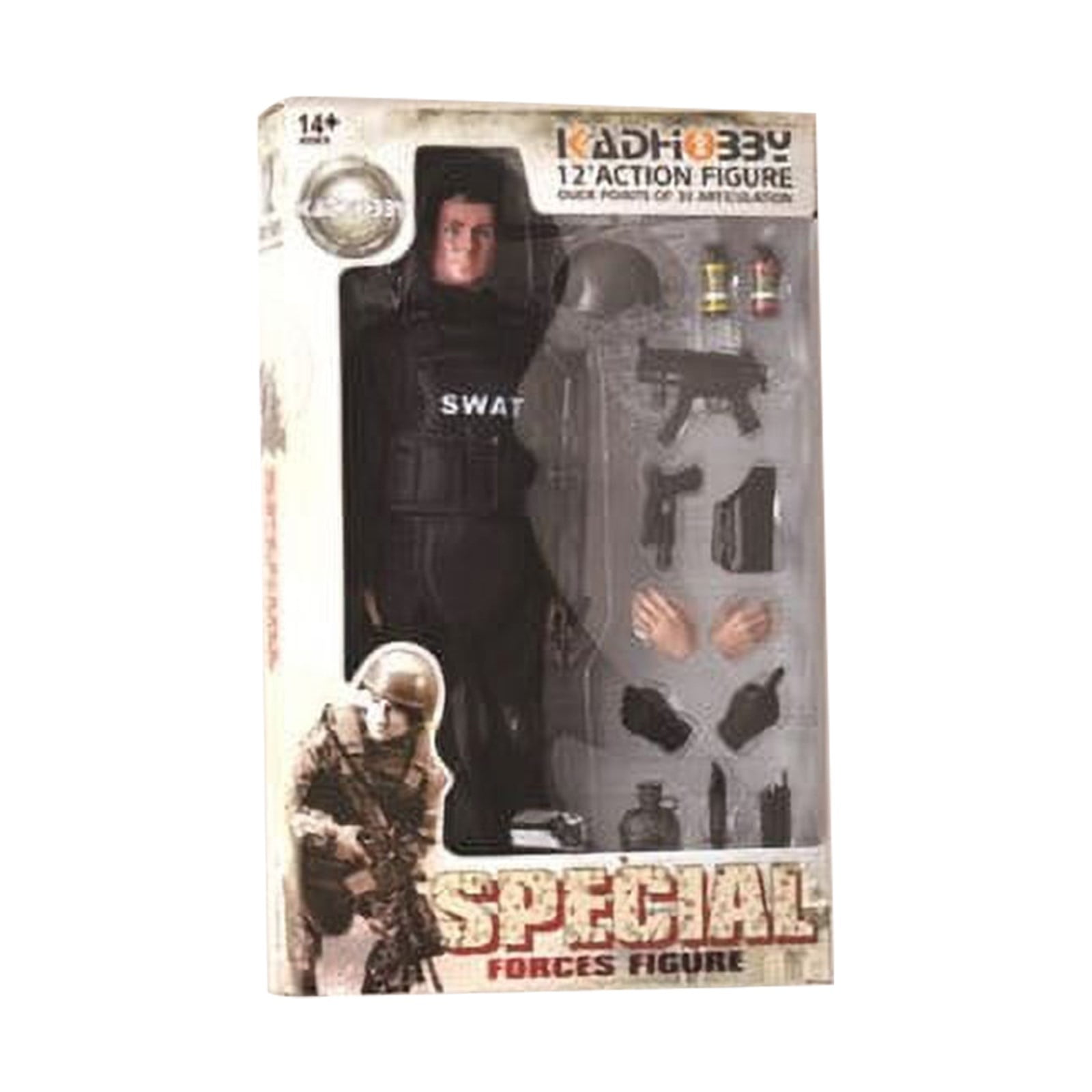 BJBSJSZ 1/6 Scale Army Military Soldier Action Figures, Flexible ...