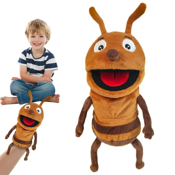 BJBSJSZ 11-Inch Insect-Shaped Ventriloquism Plush Toy for ๐๐ถ๐ฑ๐, Realistic Insect Plush Hand Puppet for Storytelling, Soft and Comfortable Imaginative Pretend Play & Pre๐ฆ๐ฐ๐ต๐ผ๐ผ๐น Teaching