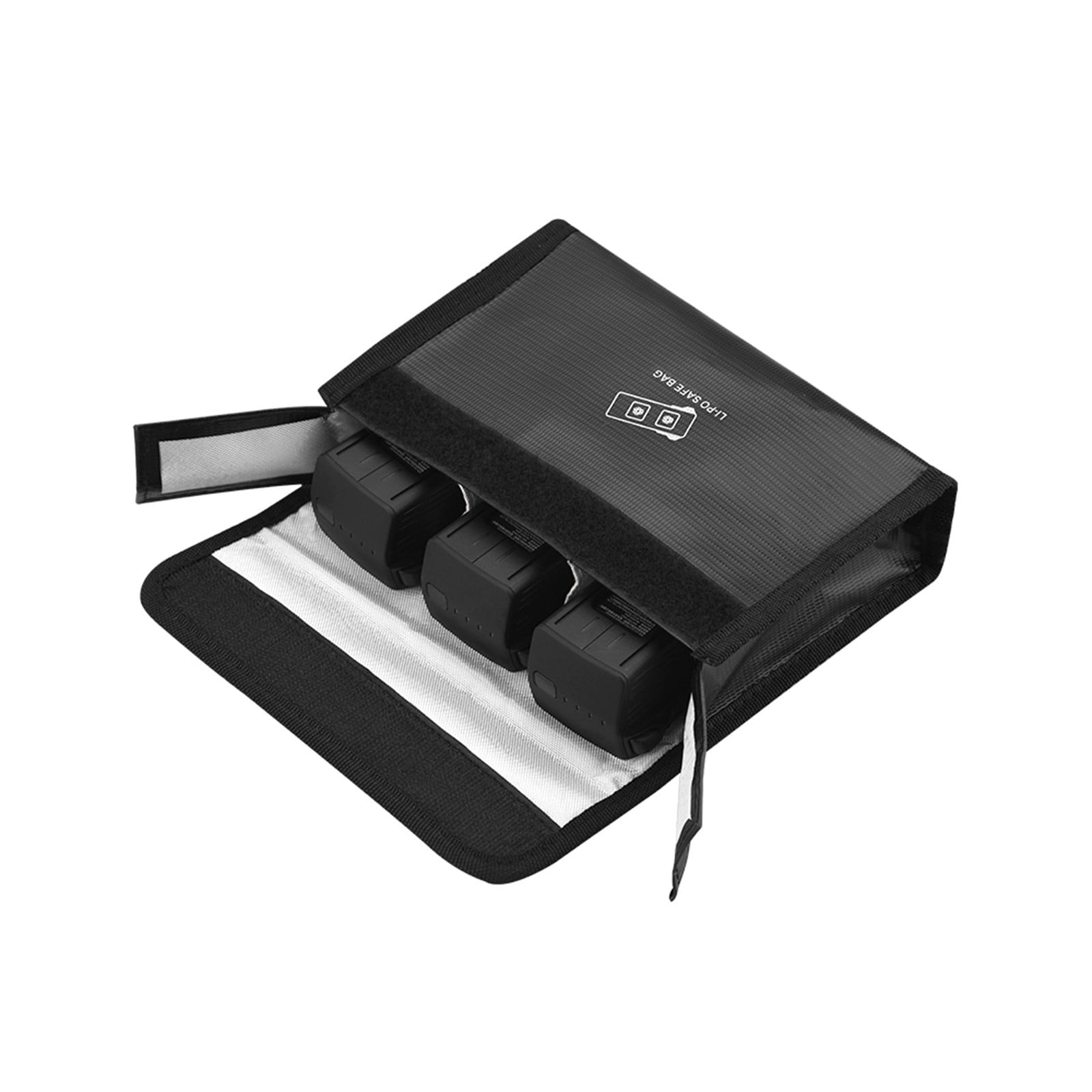 BJBSJSZ Battery Explosion-proof Protective Bag, Explosion-Proof Nylon lithium Battery Fireproof Bag Protection Storage Pouch Pocket Case Accessories