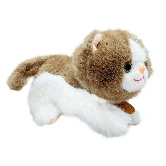 BJBSJSZ Cat Plush, Realistic Cat Stuffed Animal Pillow, Cute Plush Toy Gifts for Birthday/Halloween/Christmas
