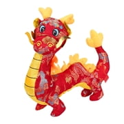 BJBSJSZ Chinese Dragon Plush Stuffed Animal Plush Plush Decoration Mascot Doll Plushies for Spring Festival Bedtime Gift Bed Rest Chair Table Decoration