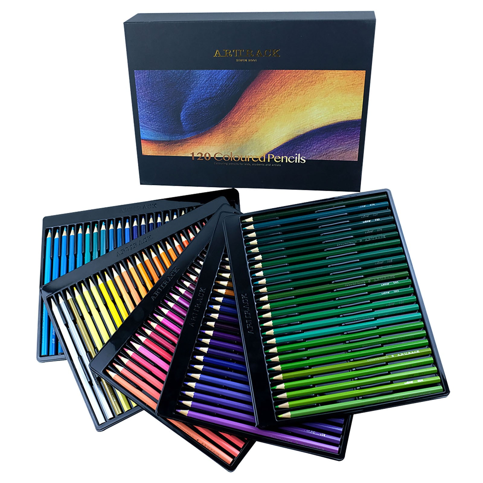 BJBSJSZ Colored Pencils Set | Quality Soft Core Coloring Pencils for Adults, Professionals and Colorists | Protected and Organized in Presentation Tin Box