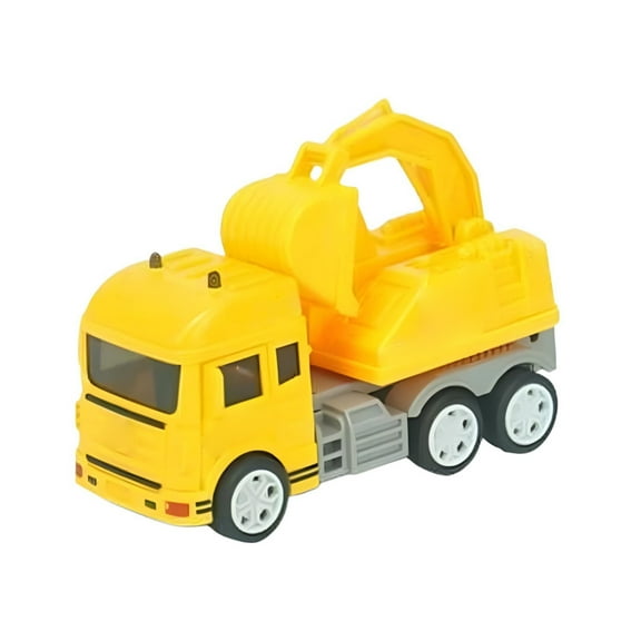 BJBSJSZ Friction Powered Cars Push and Go Trucks Construction Vehicles Toys, of Tractor Bulldozer Dump Truck Cement Mixer for Baby Toddlers Infants Boys Gifts