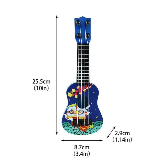 BJBSJSZ Kids Ukulele Guitar - Mini Guitar Children Musical Instruments Educational Toys with Picks for Toddler Kids Boys Girls Beginner