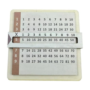 BJBSJSZ Multiplication Game Table Math Toys, Create Various Math Operations, Stress Relief Fidget Learning Game