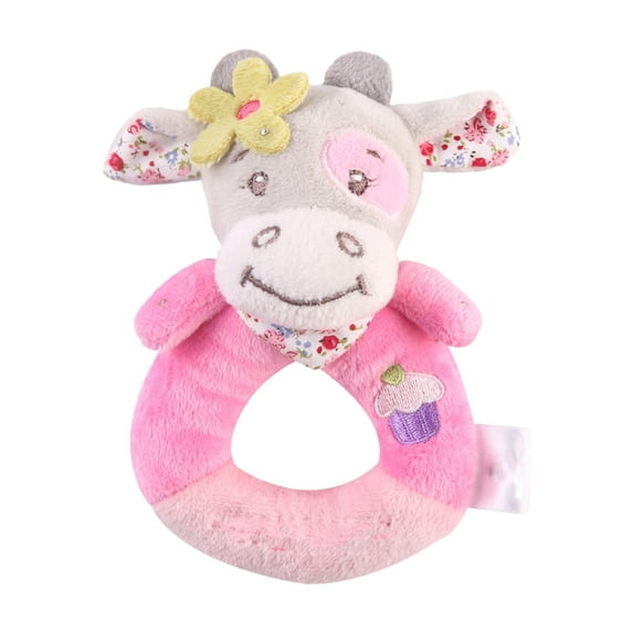 BJBSJSZ Plush Baby Rattle Toys, Newborn Girls Boys Gift Basket, Infant Farm Stuffed Animal, Easter Stuffer 2 3 4 6 9 12 18 Month Toddler