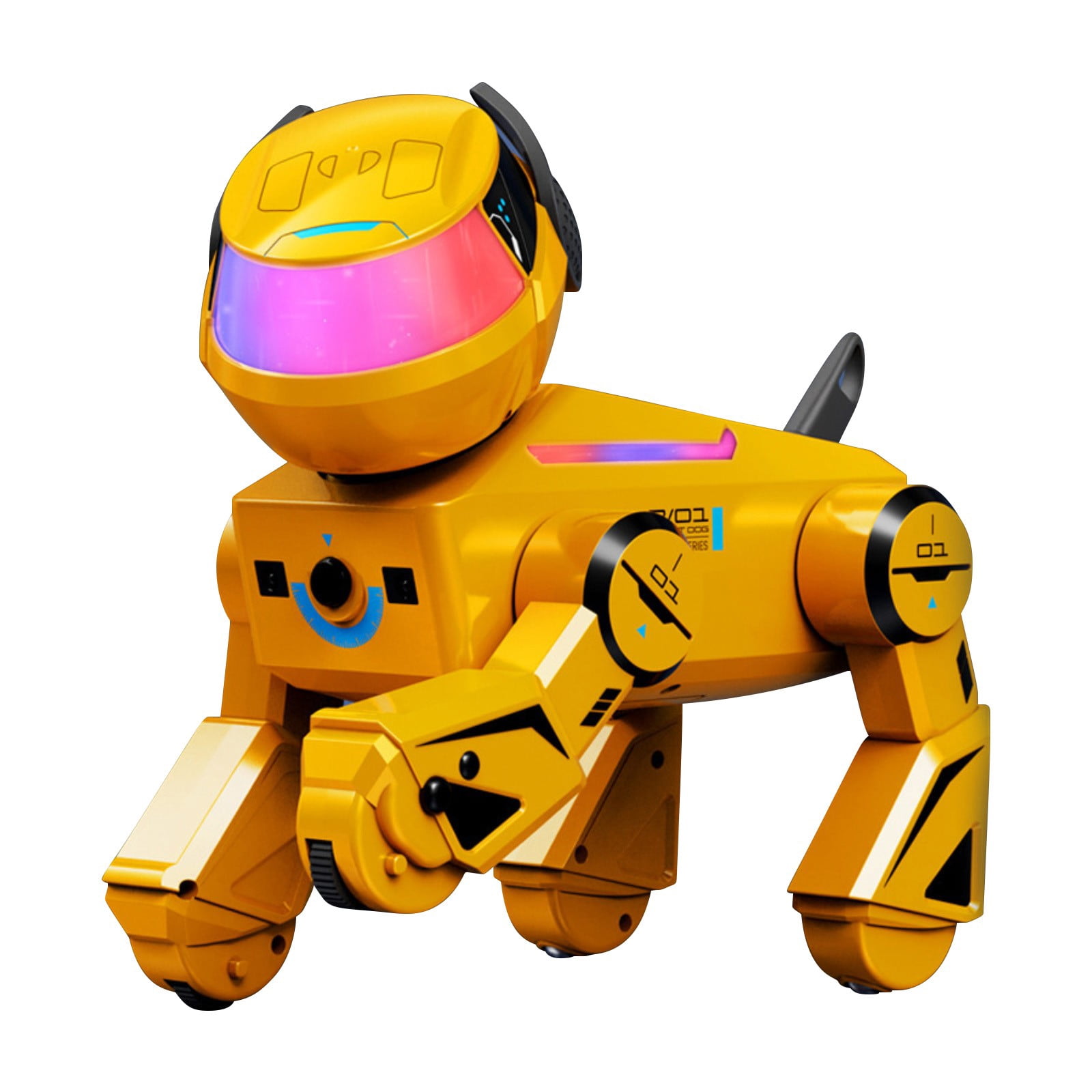 BJBSJSZ Robot Dog Toys for Kids – Smart Interactive Robot Puppy with Bluetooth,Touch Sensor, Dance Tricks, LED Eyes, Gift for Kids Boys and Girls