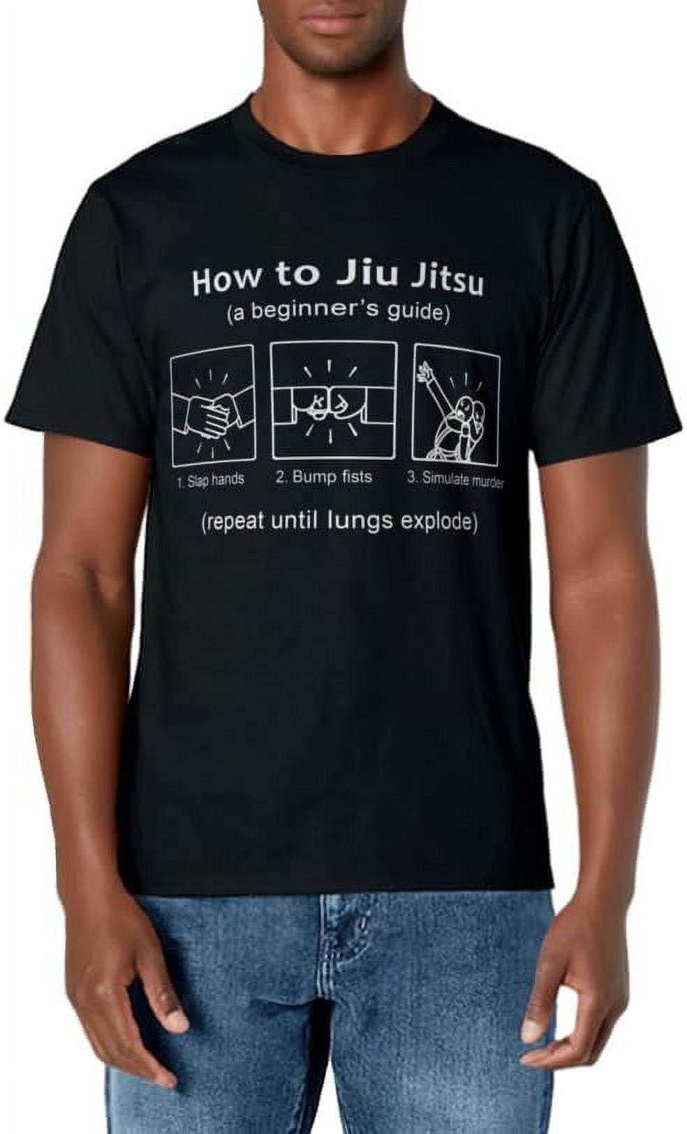 BJJ Gifts Beginner Jiu Jitsu Guide Funny Brazilian Jiu Jitsu T-Shirt ...