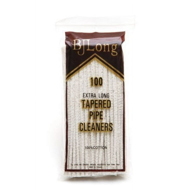 BJLong 100 Extra Long Tapered Pipe Cleaners
