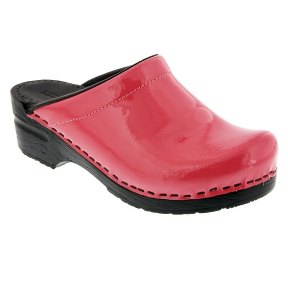 BJORK Flexible Clog in Patent Leather (Fuchsia, EU-38)